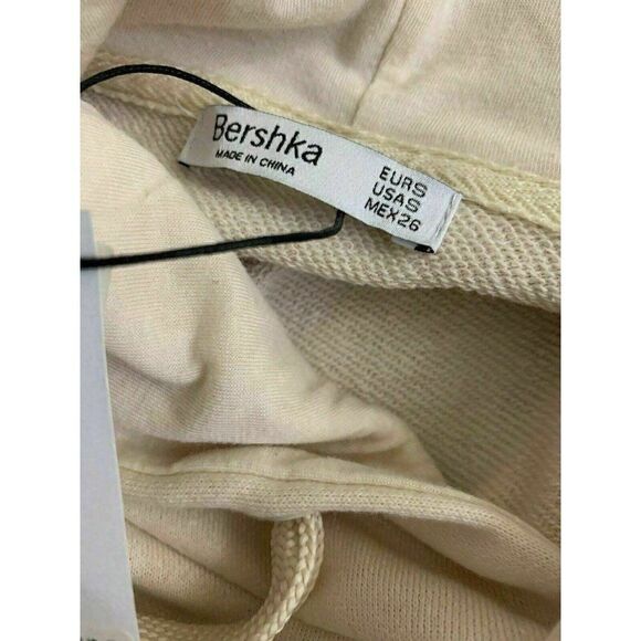 Bershka New Ivory Red Long Sleeve Sweater hoodie - Picture 9 of 11